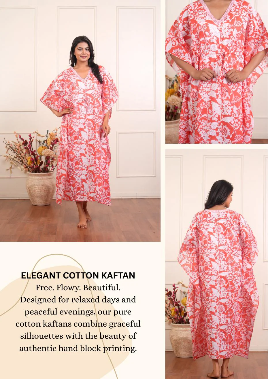 Elegant cotton kaftan